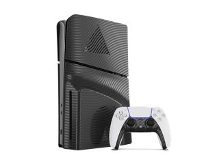 Maxx Tech PS5 Slim Faceplates + Controller Faceplates - Black Wave / PlayStation 5-thumb-1