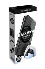 Maxx Tech PS5 Slim Faceplates + Controller Faceplates - Black Wave / PlayStation 5-thumb-4