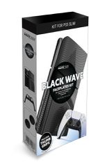 Maxx Tech PS5 Slim Faceplates + Controller Faceplates - Black Wave / PlayStation 5-thumb-2