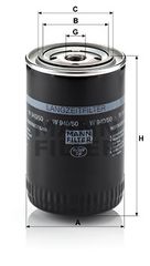 Φίλτρο λαδιού MANN-FILTER W94050 Volkswagen Passat 1900cc TDI Syncro 4motion 110ps 1996-2000 (028115561G)