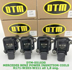 coils DTM MERCEDES 551030 CLK W209  GENESIS POWER COILS 45000 VOLT ΠΟΛΛΑΠΛΑΣΙΑΣΤΕΣ / ΤΙΜΗ 1 ΤΜΧ