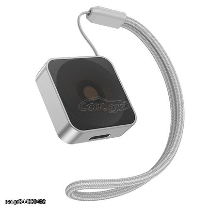 Ασύρματος Φορτιστής Hoco CW56 Συμβατός με Samsung Galaxy Watch 1, 2, 3, 4, 5th Gen Ασημί
