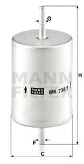 Φίλτρο καυσίμου MANN-FILTER WK7305 Ford Mondeo 5 DOOR 2000cc 16Valves 146ps 2000-2007 (1S719155BA,4103735)