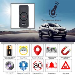 TKSTAR TKS2 GPS Tracker Temperature Detection, Multiple SOS Alarms MOTO,CAR