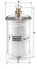 Φίλτρο καυσίμου MANN-FILTER WK8303 Mercedes-Benz C-Class W202 2800cc C280 193ps 1993-2000 (0014775901,0014778401,0014778901,0024770301,0024770401)