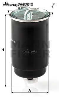 Φίλτρο καυσίμου MANN-FILTER WK8423 Ford Escort 1800cc D 60ps 1990-1995 (0102496,05821208,1655556,16901S37E30,191127401)