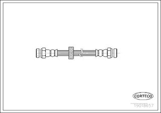 Μαρκούτσια Φρενων VW GOLF 1992 - 1998 ( Mk3 ) CORTECO 19018657