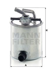 Φίλτρο καυσίμου MANN-FILTER WK9206 Nissan NAVARA D23 2500cc dCi 163ps 2014-Σήμερα (16400EC00A,16400EC00C)