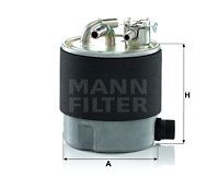 Φίλτρο καυσίμου MANN-FILTER WK9207 Nissan Qashqai 1500cc dCi 106ps 2007-2013 (16400JD50A,16400JD50D,16400JD52A,16400JD52D)