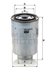 Φίλτρο καυσίμου MANN-FILTER WK94016X Mitsubishi L200 2500cc TD 90ps 2001-2005 (1330033,14536511,1541178E00,1541178E00000,1541178E10)