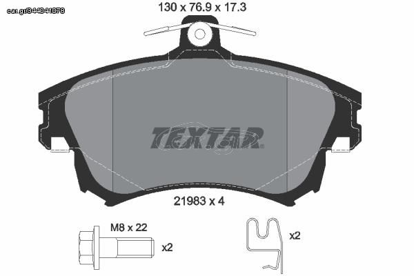 TEXTAR (708 02) ΔΙΣΚΟΦΡΕΝΑ VOLVO TEXTAR 2198302