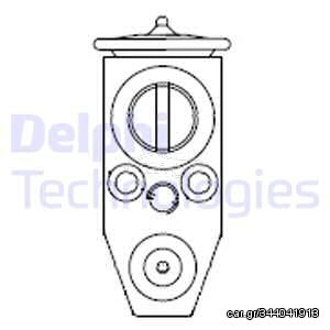 DELPHI ΒΑΛΒΙΔΑ ΕΚΤΟΝΩΣΗΣ A/C DELPHI CB1016V