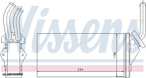 NISSENS ΨΥΓΕΙΟ ΚΑΛΟΡΙΦΕΡ NISSENS 71142