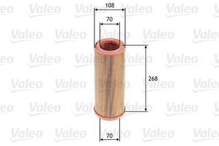 VALEO ΦΙΛΤΡΑ ΑΕΡΟΣ FIAT VALEO 585631