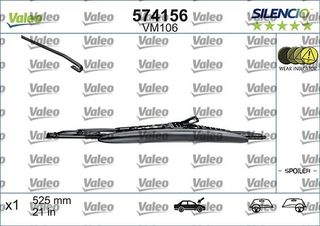 VALEO Silencio ΜΑΚΤΡΟ ΥΑΛΟΚΑΘΑΡΙΣΤΗΡΑ VALEO 574156