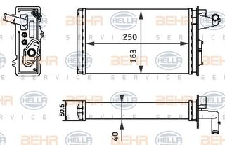 BEHR-HELLA ΨΥΓΕΙΟ ΚΑΛΟΡΙΦΕΡ ALFA HELLA 8FH 351 313-041