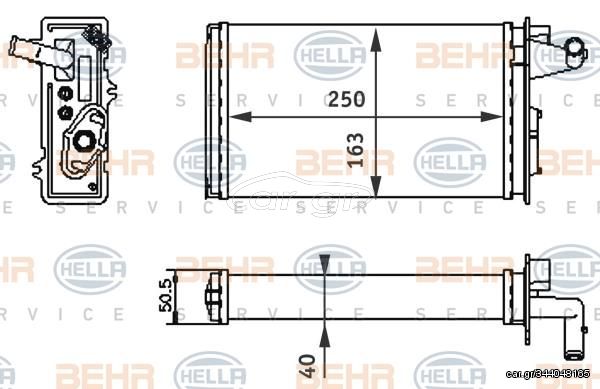 BEHR-HELLA ΨΥΓΕΙΟ ΚΑΛΟΡΙΦΕΡ ALFA HELLA 8FH 351 313-041