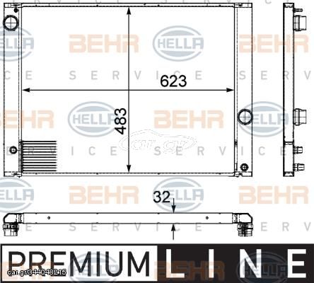 BEHR-HELLA ΨΥΓΕΙΟ BMW HELLA 8MK 376 745-761