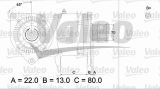 VALEO ΔΥΝΑΜΟ NISSAN VALEO 436508