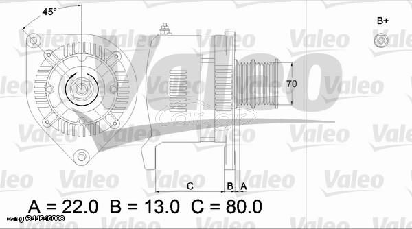 VALEO ΔΥΝΑΜΟ NISSAN VALEO 436508