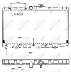 NRF ΨΥΓΕΙΑ ΜΗΧΑΝΗΣ TOYOTA NRF 507581