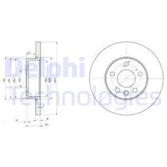 DELPHI ΔΙΣΚΟΠΛΑΚΕΣ (1τεμ.) DELPHI BG3415