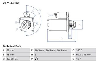BOSCH BX ΜΙΖΑ VOLVO BOSCH 0 986 010 980