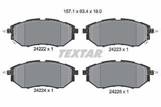TEXTAR ΔΙΣΚΟΦΡΕΝΑ SUBARU (18.0 mm) TEXTAR 2422201