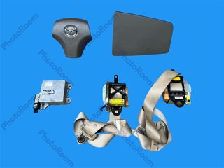 MAZDA 6 GG 2003-2006 ΜΕΤΑΧΕΙΡΙΣΜΕΝΑ ΑΝΤΑΛΛΑΚΤΙΚΑ ( set αερόσακων εμπρός οδηγού , συνοδηγού , ζώνες ασφαλείας , εγκέφαλος κατάλληλο για δίχρωμο ταμπλο μπεζ-καφέ )