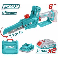 TGSLI20686 Κλαδευτικό Αλυσοπρίονο Μπαταρίας 15cm 20V (2x2.0Ah) - ΜΠΑΤΑΡΙΑΣ - TOTAL (#TGSLI20686)