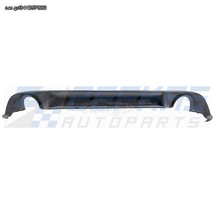 Διαχύτης (Diffuser) Σπόϊλερ Πίσω Προφυλακτήρα VW Golf 7.5 (2017-2019) look GTI