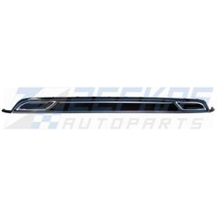 Διαχύτης (Diffuser) Σπόϊλερ Πίσω VW Polo (2017-2020) look R-Line για απλό προφυλακτήρα
