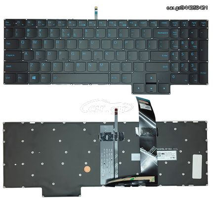 Πληκτρολόγιο - Keyboard Laptop  IBM-LENOVO	IdeaPad Gaming 3 15ACH6 -  Model/Type : 82K2 4H+NHM0M.E0A // 6K+NHMTM.E0A(Κωδ.40712USBLBLUE)