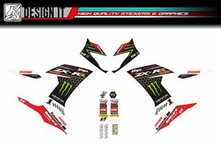 KAWASAKI ZX10R 2009 - FULL BODY STICKER SET-thumb-12