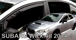 Ανεμοθραύστες Subaru Wrx 4d 2014+ Φιμέ Σετ 2τμχ Heko 28529