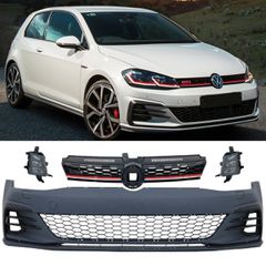 Προφυλακτήρας εμπρός VW Golf 7.5 (2017-2019) look GTI με προβολείς LED