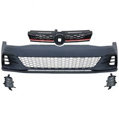 Προφυλακτήρας εμπρός VW Golf 7.5 (2017-2019) look GTI με προβολείς LED-thumb-1