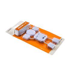 USB 2.0 Hub x4 Ανθρωπάκι Λευκό-thumb-2
