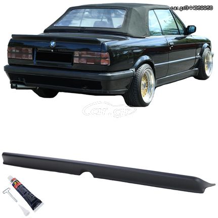 Αεροτομή Πορτ Παγκάζ Για Bmw 3 E30 82-94 M-Tech 1 Look Lipspoiler Από Abs Πλαστικό