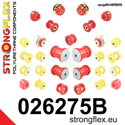 Full Kit Σινεμπλόκ Πολυουρεθάνης της Strongflex για Audi A3,Q2,Q3,TT/Cupra Formentor/Seat Ateca,Leon,Tarraco/Skoda Karoq,Kodiaq,Octavia,Superb/VW Arteon,Golf,Passat,T-Roc,Tiguan(026275B)