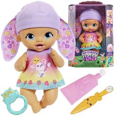 My Garden Baby doll brushing teeth with a bunny doll doll with accessories ZA5432