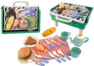 Barbecue Set Grill Food Cutlery Plates Cups
