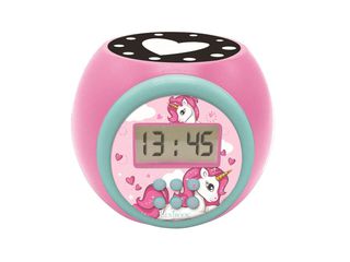 Lexibook - Unicorn - Projector Alarm Clock (RL977UNI) / Toys