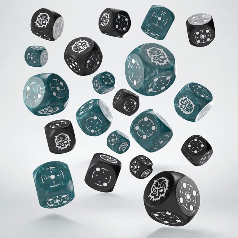 Crosshairs Compact D6 Dice Set Stormy (20)