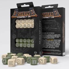 Fortress Compact D6 Dice Set Beige (20)-thumb-1