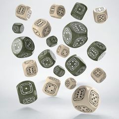 Fortress Compact D6 Dice Set Beige (20)