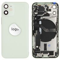 For iPhone/iPad (AP12M0024GRNPSP) Rear Cover (Pulled, with small parts) - Green, for iPhone 12 mini Quality: A-grade