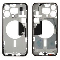 For iPhone/iPad (AP15PM0021W) Middle Frame (Pulled, without small parts) - White, for iPhone 15 Pro Max