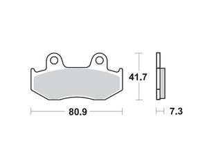 Τακάκια SBS 104HF FA92-323/2 SCOOTER 50-124CCM