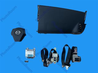 MAZDA 3 BK 2004-2008 ΜΕΤΑΧΕΙΡΙΣΜΕΝΑ ΑΝΤΑΛΛΑΚΤΙΚΑ ( set αερόσακων εμπρός οδηγού , συνοδηγού , ζώνες ασφαλείας , εγκέφαλος )